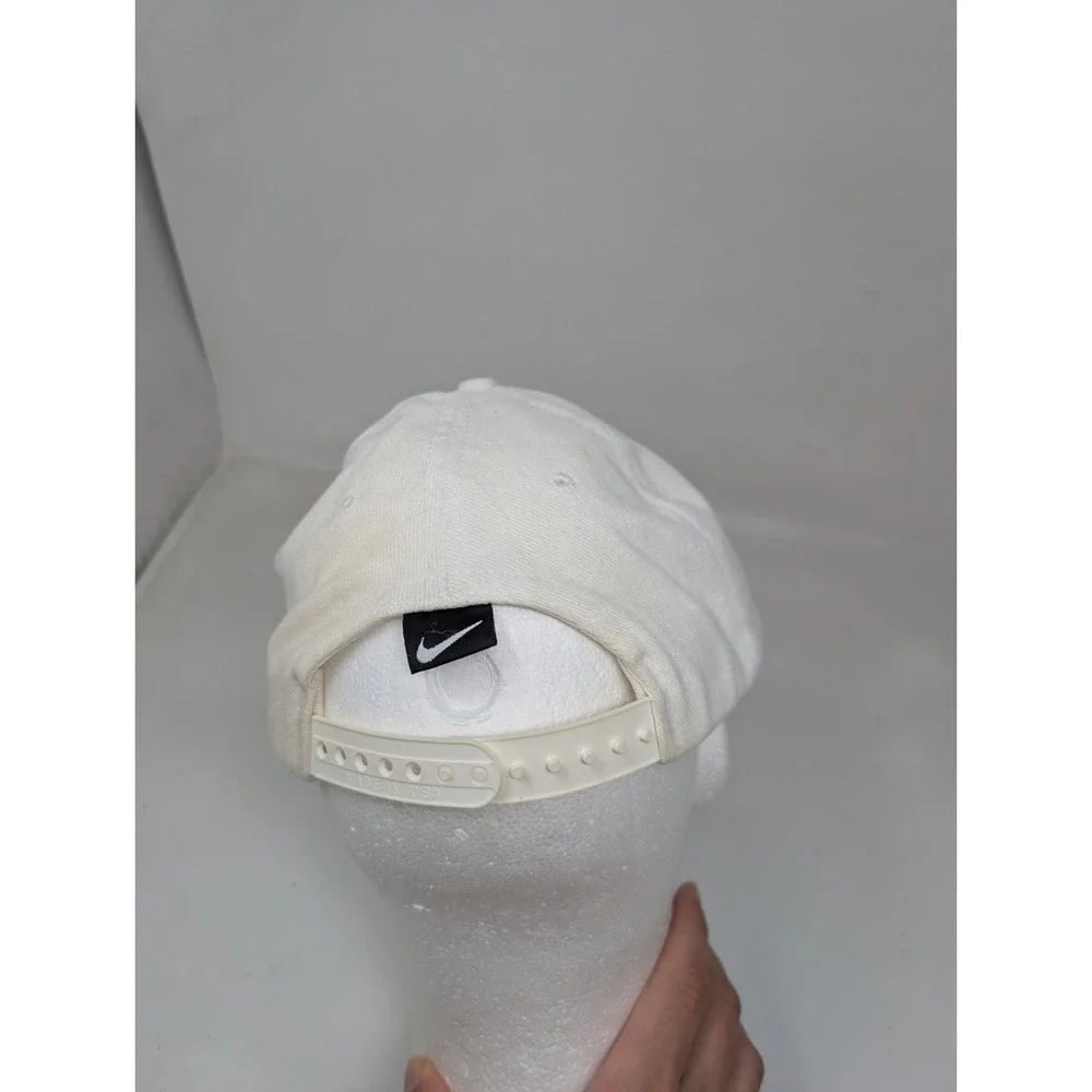 DISTRESSED Vintage 90s Nike Air Jordan  Black White Snapback Cap Made In USA